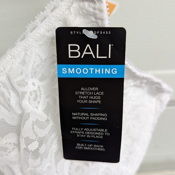 BALI Smoothing bra~underwire, white 🤍, 38DD, Stretch Lace! - Picture 3 of 5